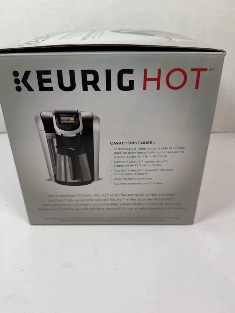 Keurig 2.0 Thermal Carafe 32oz Stainless Steel K-Carafe Reusable Pod Set